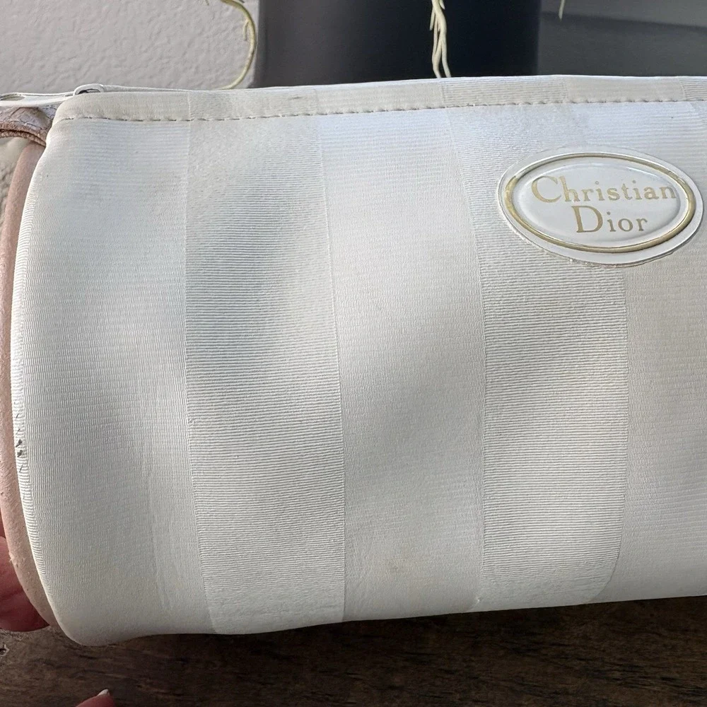 Vintage Christian Dior Satan Makep Bag